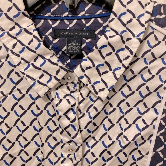 Swag Style: LOTUS BOSS SHINE L- Tommy Hilfiger Business-Casual Shirt Dress - Picture 2 of 4